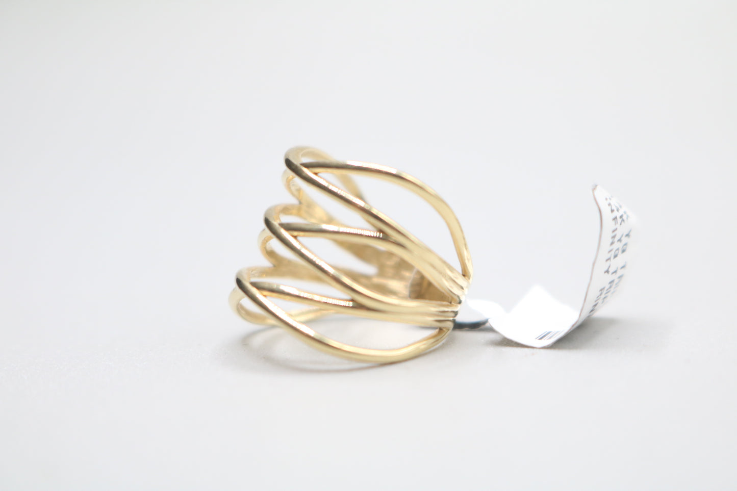 14k Yellow Gold Triple Infinity Ring (Size 6)