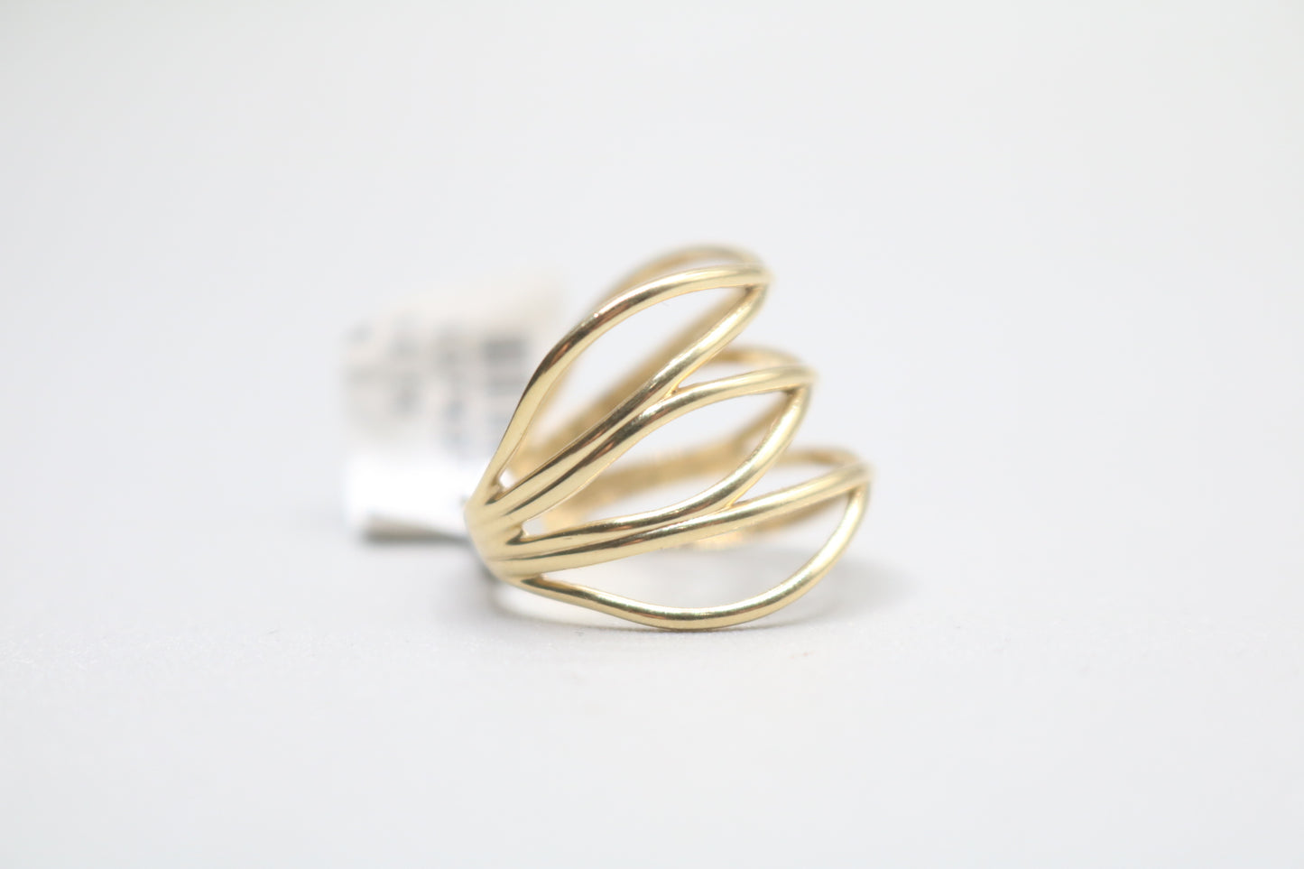 14k Yellow Gold Triple Infinity Ring (Size 6)