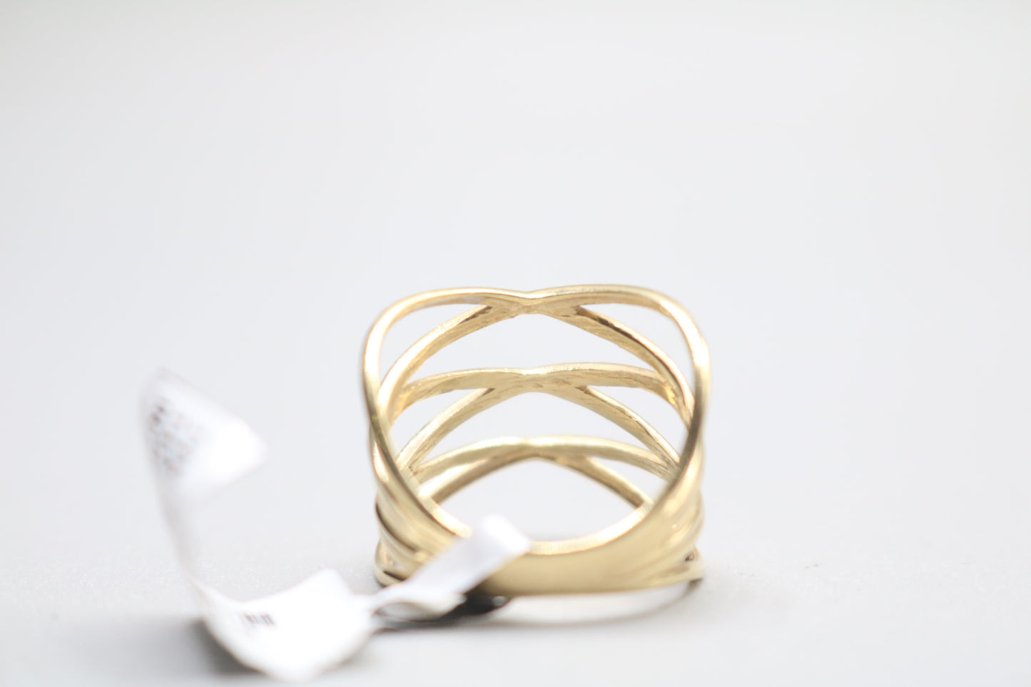 14k Yellow Gold Triple Infinity Ring (Size 6)