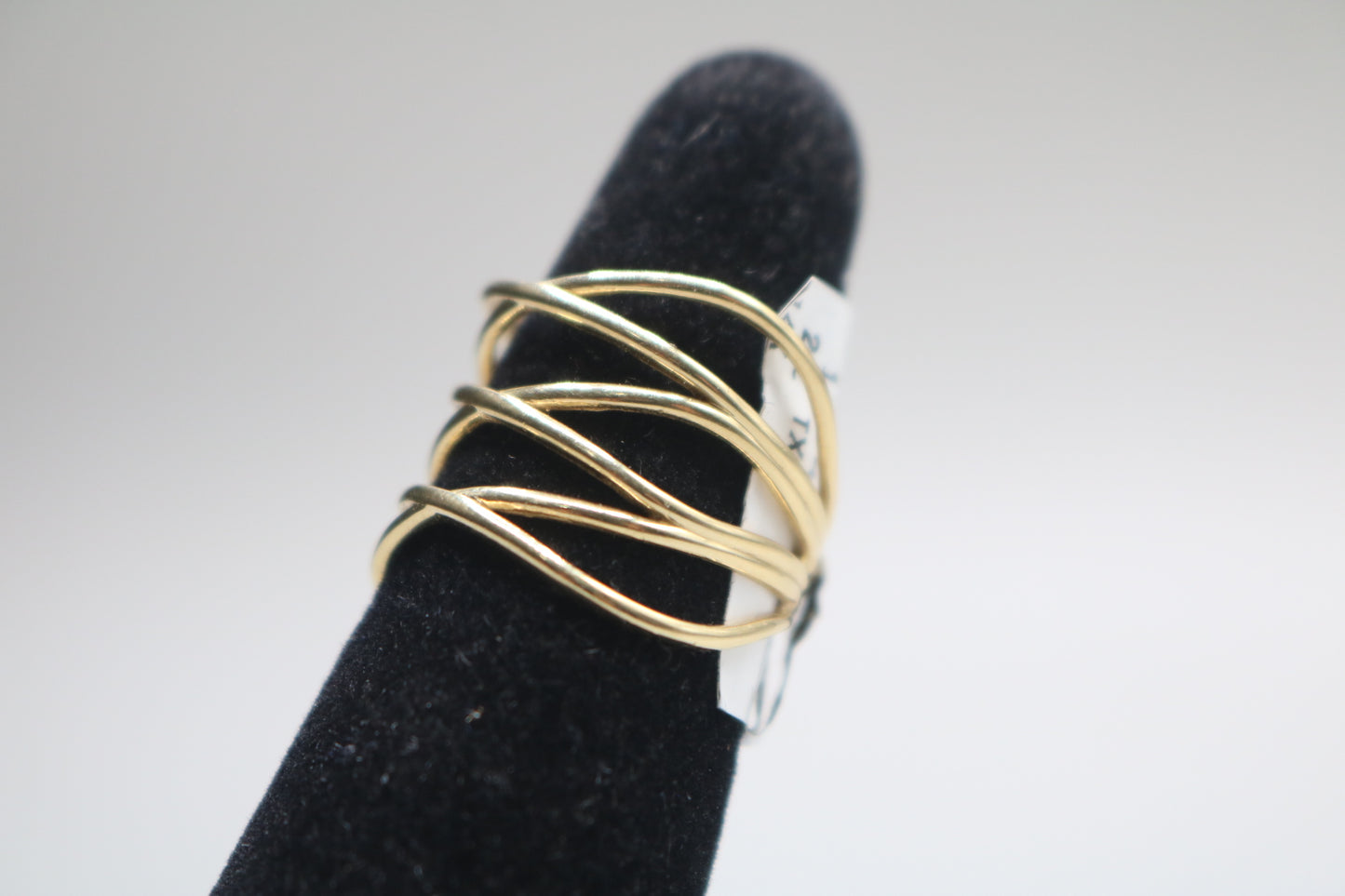 14k Yellow Gold Triple Infinity Ring (Size 6)