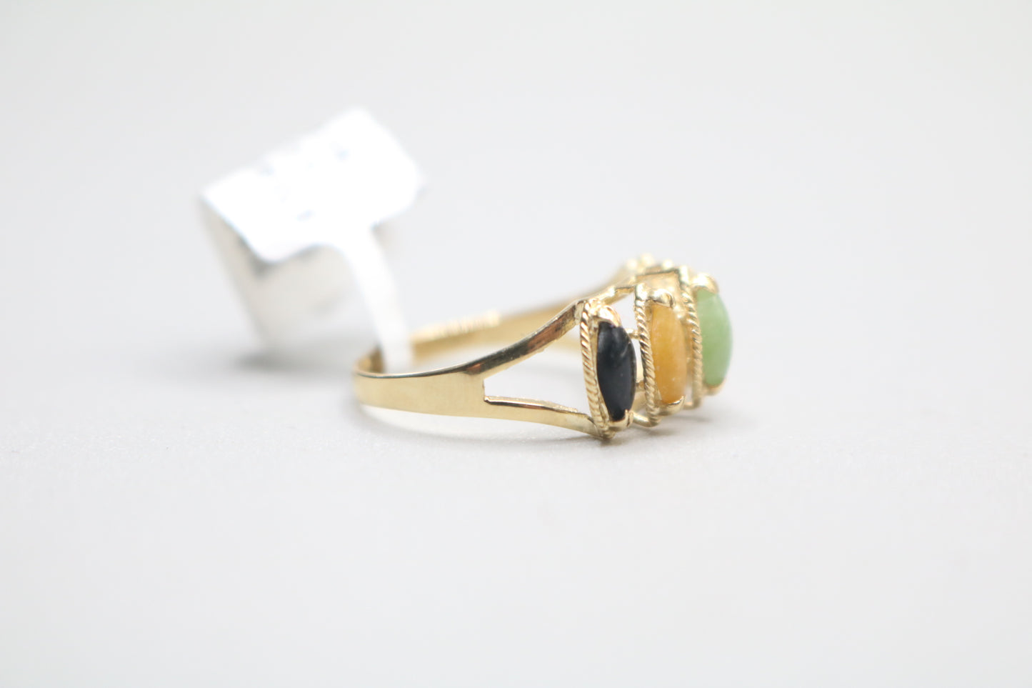 14k Yellow Gold Half Eternity Ring (Size 6 1/4)