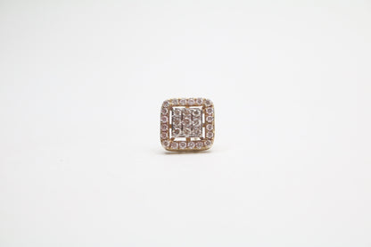 14K Yellow Gold Diamond Single Earring (0.38 CTW)