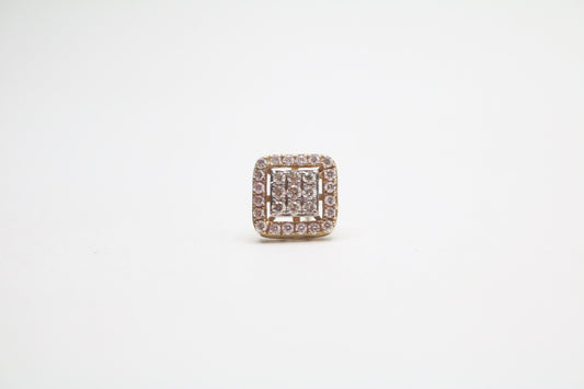 14K Yellow Gold Diamond Single Earring (0.38 CTW)