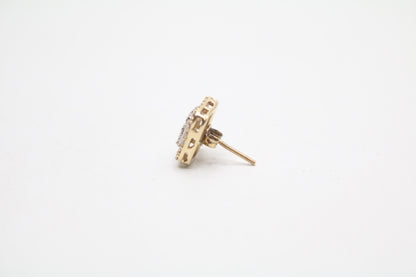 14K Yellow Gold Diamond Single Earring (0.38 CTW)