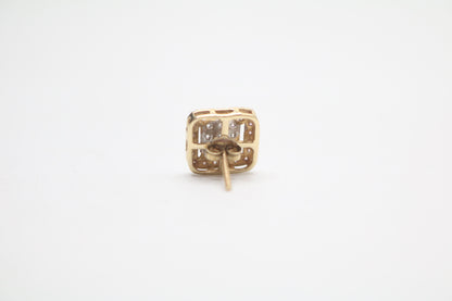 14K Yellow Gold Diamond Single Earring (0.38 CTW)