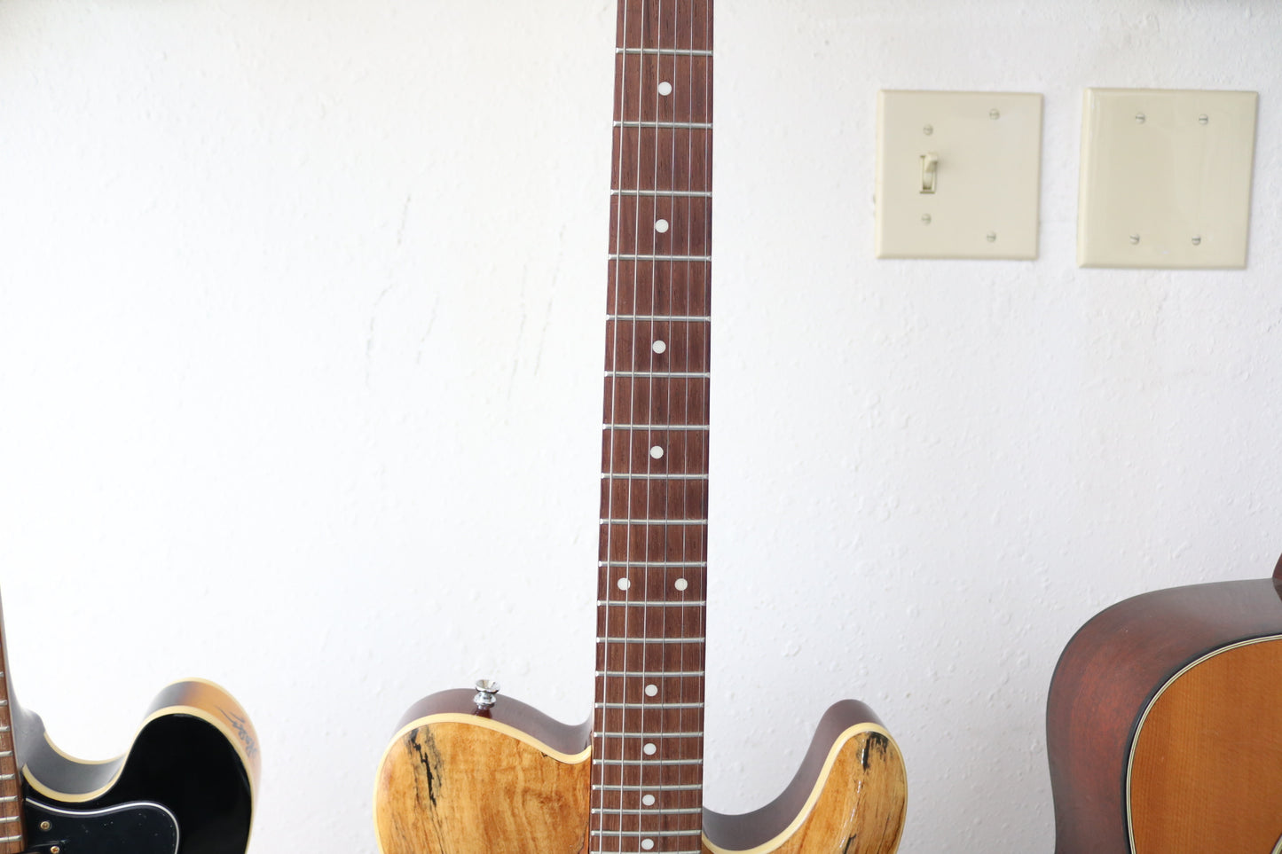 Michael Kelly 58 Thinline Semi-Hollow Spalted Maple Electric Guitar (No Shipping)