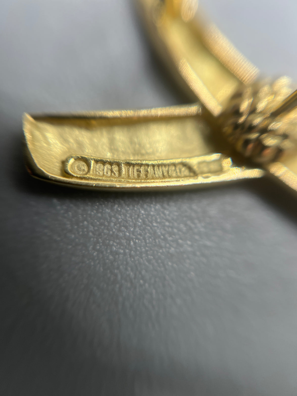 Tiffany & Co. Picasso 18K Yellow Gold Vintage Graffiti X Earrings