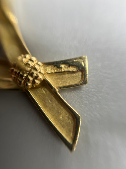 Tiffany & Co. Picasso 18K Yellow Gold Vintage Graffiti X Earrings