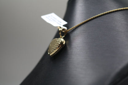 14k Yellow Gold Heart Locket Charm