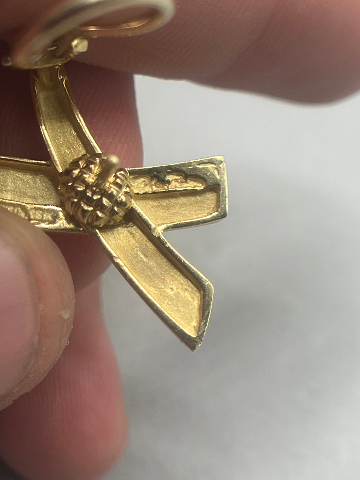 Tiffany & Co. Picasso 18K Yellow Gold Vintage Graffiti X Earrings
