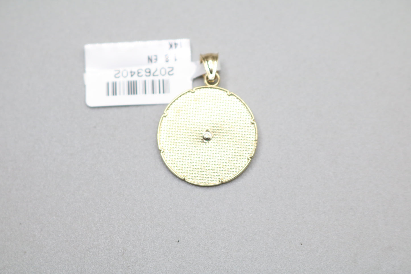 14k Two Tone Jesus Charm