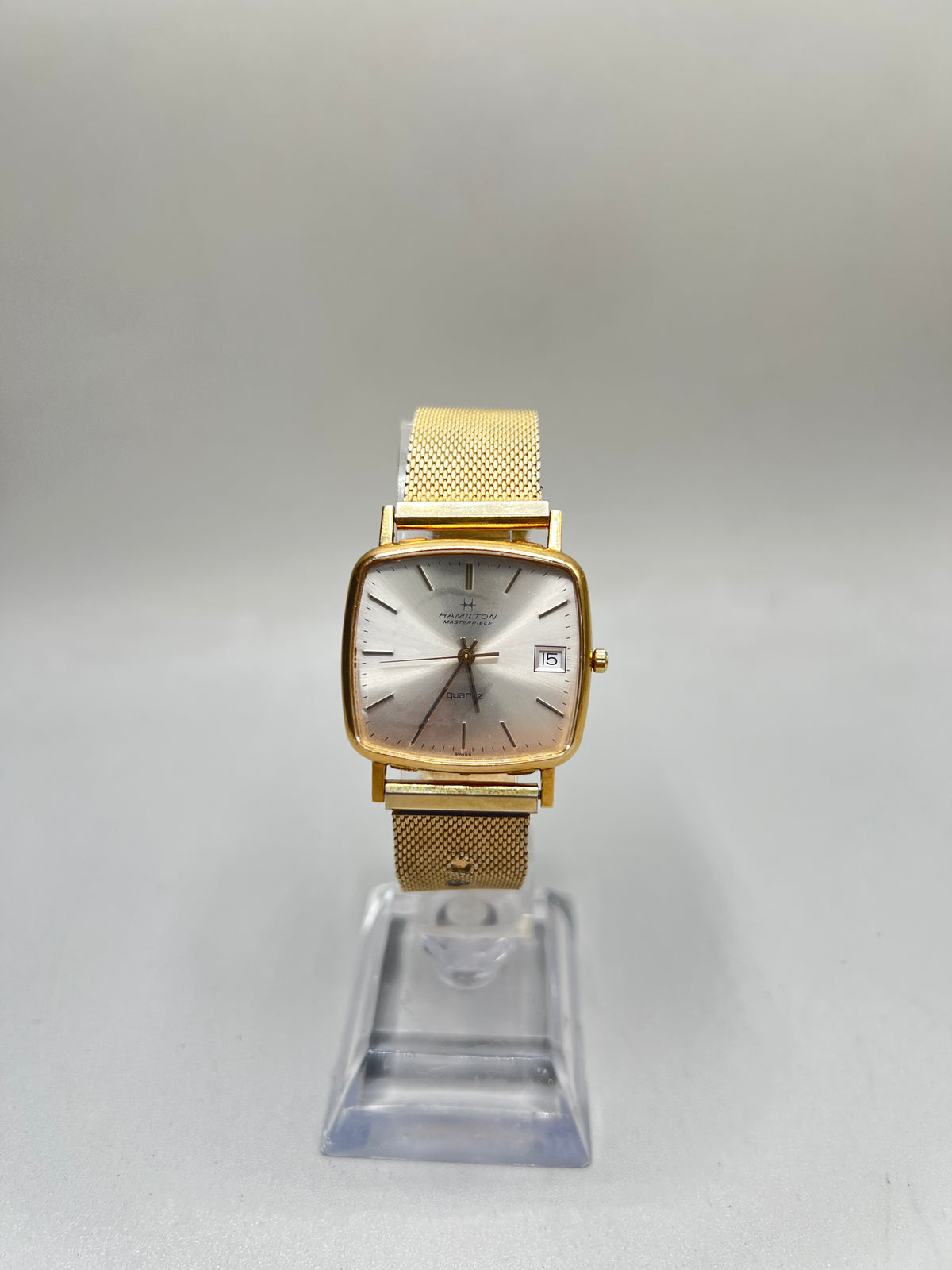 Hamilton Masterpiece 9116 10K Gold Filled Quartz 31mm Watch