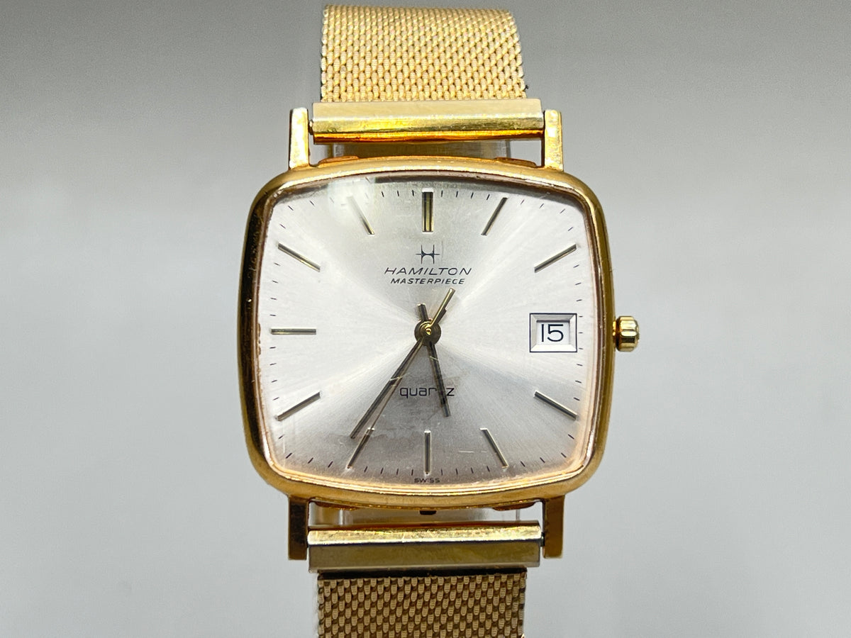 Hamilton Masterpiece 9116 10K Gold Filled Quartz 31mm Watch
