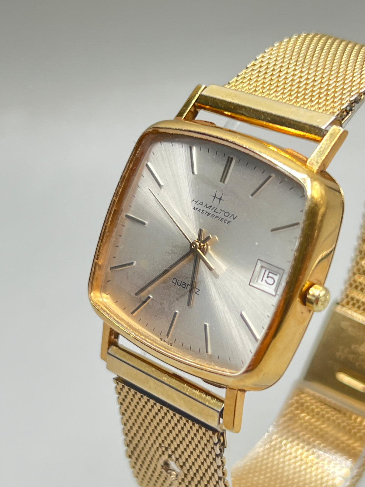 Hamilton Masterpiece 9116 10K Gold Filled Quartz 31mm Watch