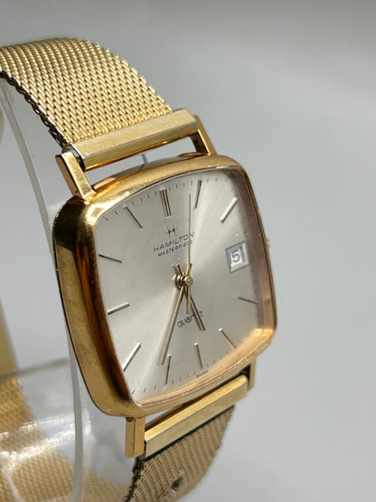 Hamilton Masterpiece 9116 10K Gold Filled Quartz 31mm Watch