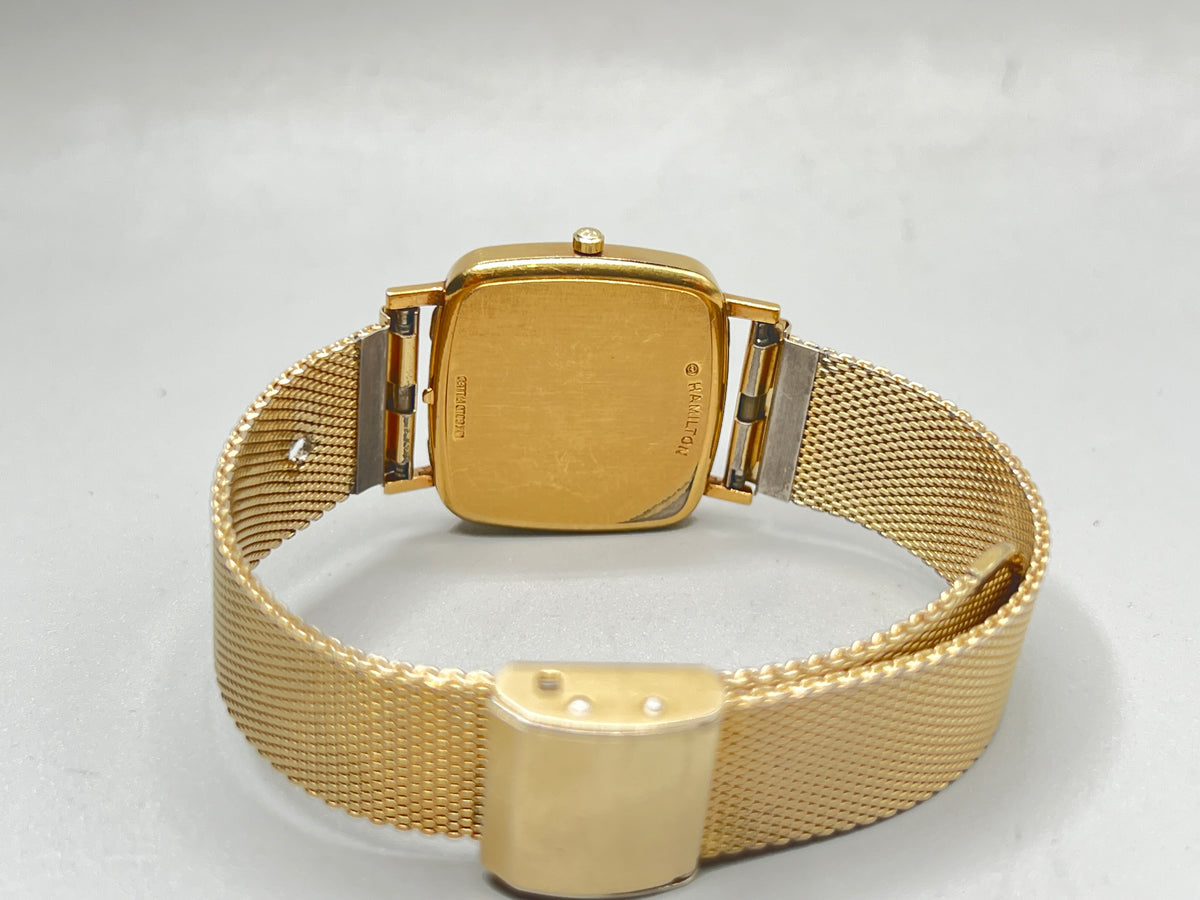 Hamilton Masterpiece 9116 10K Gold Filled Quartz 31mm Watch