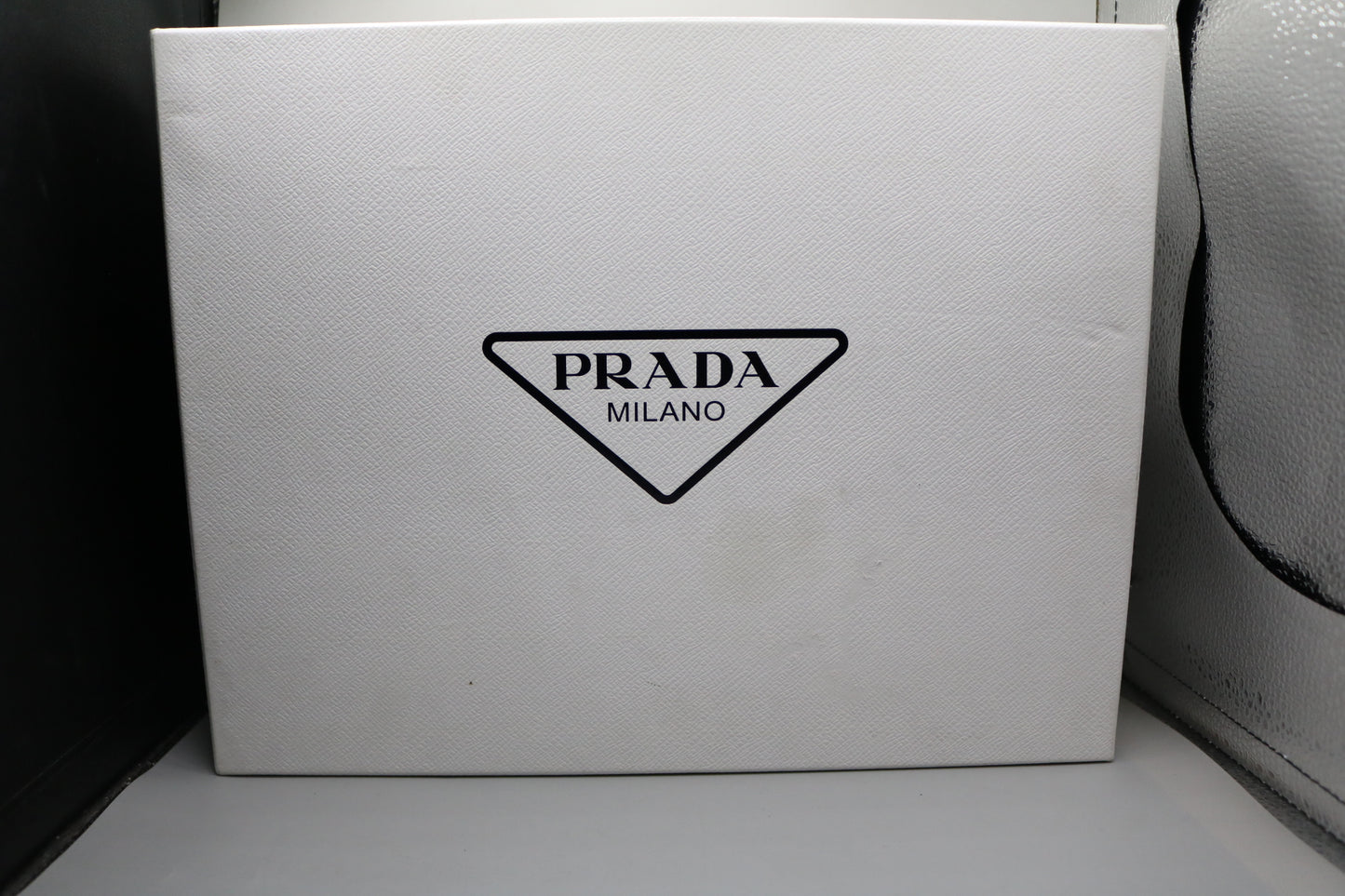 PRADA Leather Crossover Platform Sandals Size 39