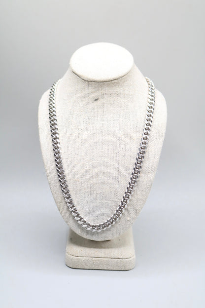 Sterling Silver Curb Chain (22 Inches)