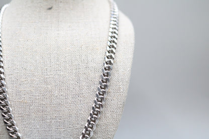 Sterling Silver Curb Chain (22 Inches)