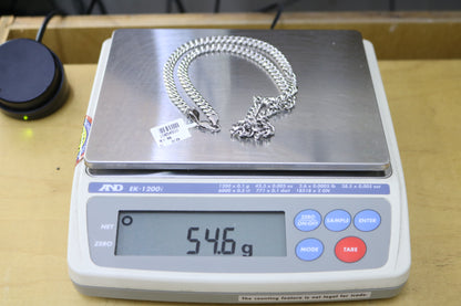Sterling Silver Curb Chain (22 Inches)