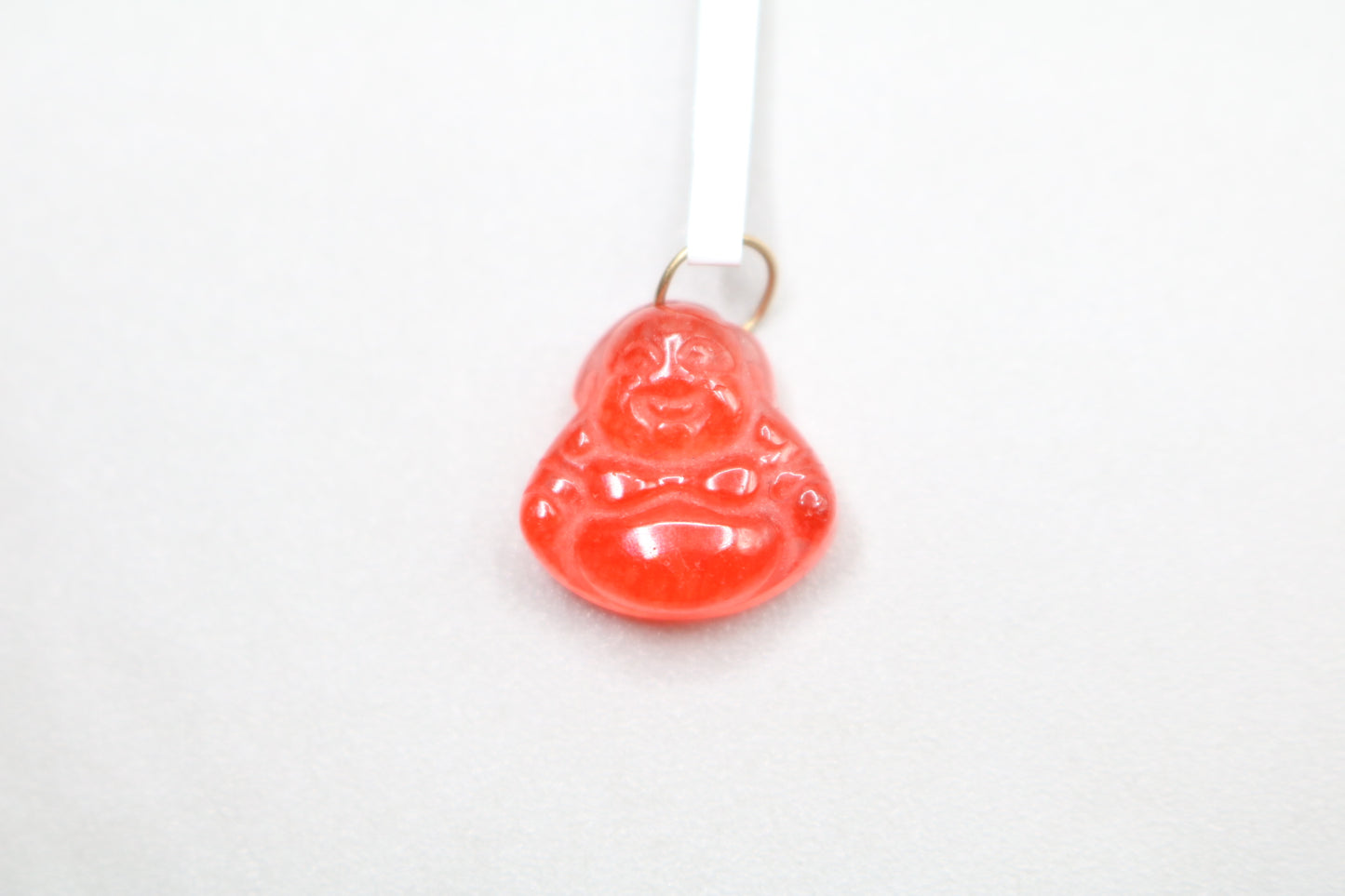 10k Yellow Gold Red Buddha
