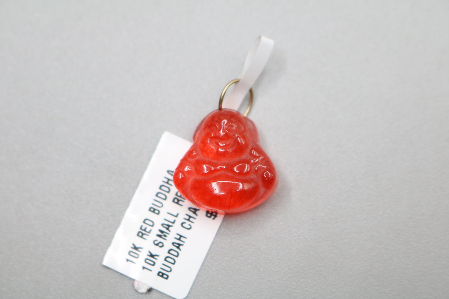 10k Yellow Gold Red Buddha