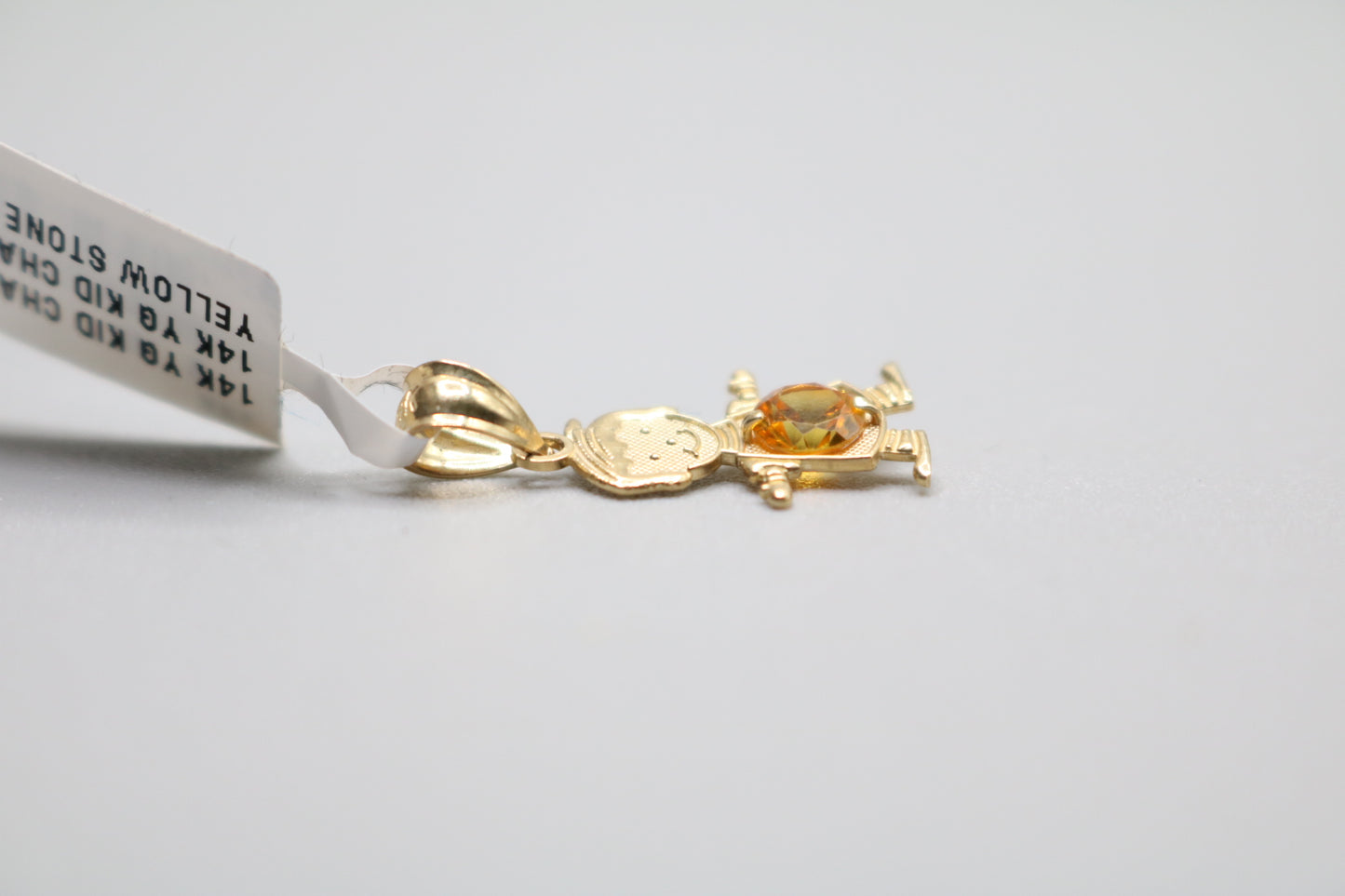 14k Yellow Gold Little Boy Charm