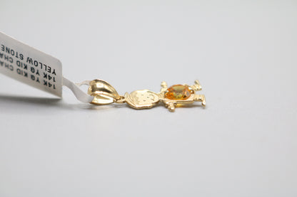 14k Yellow Gold Little Boy Charm