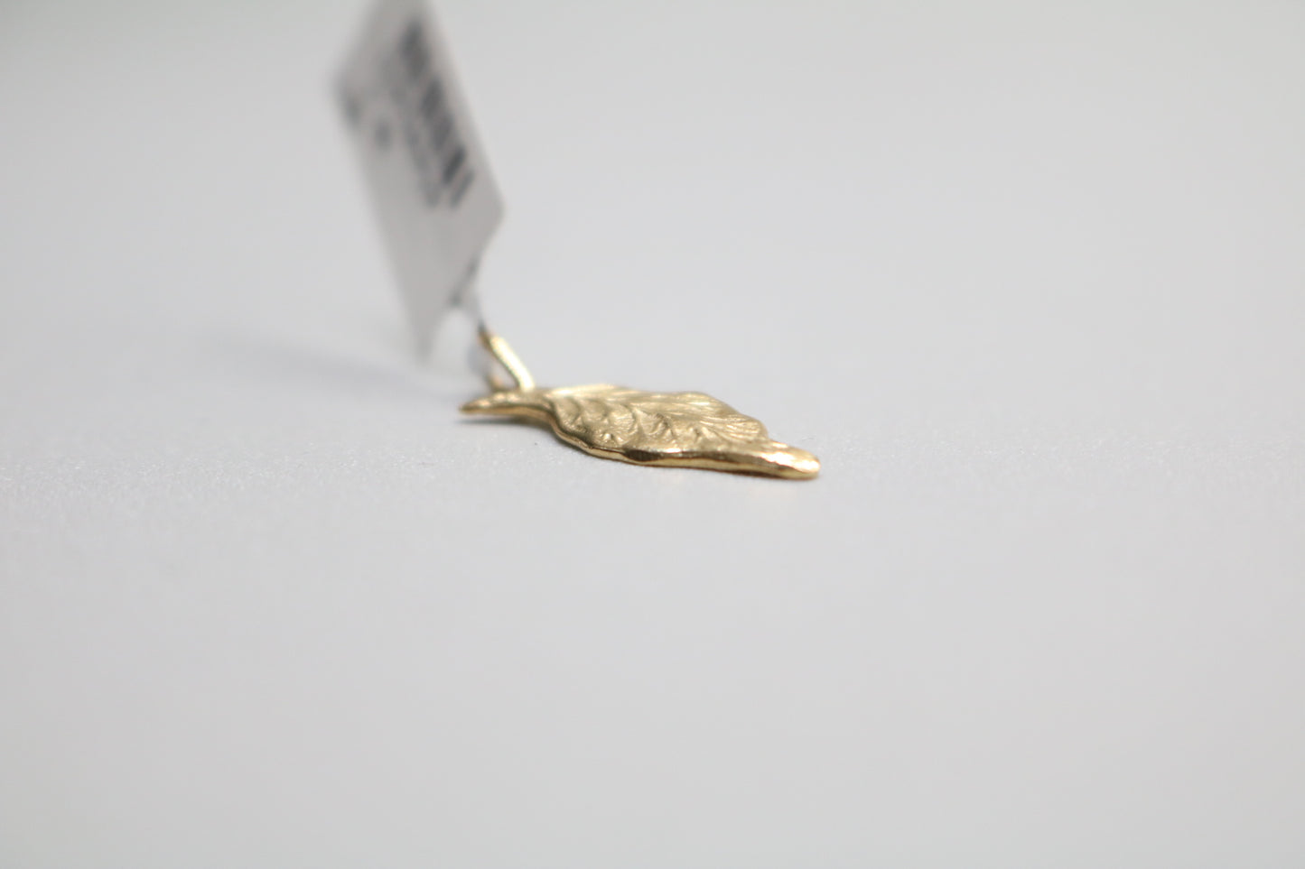 14k Yellow Gold Leaf Charm