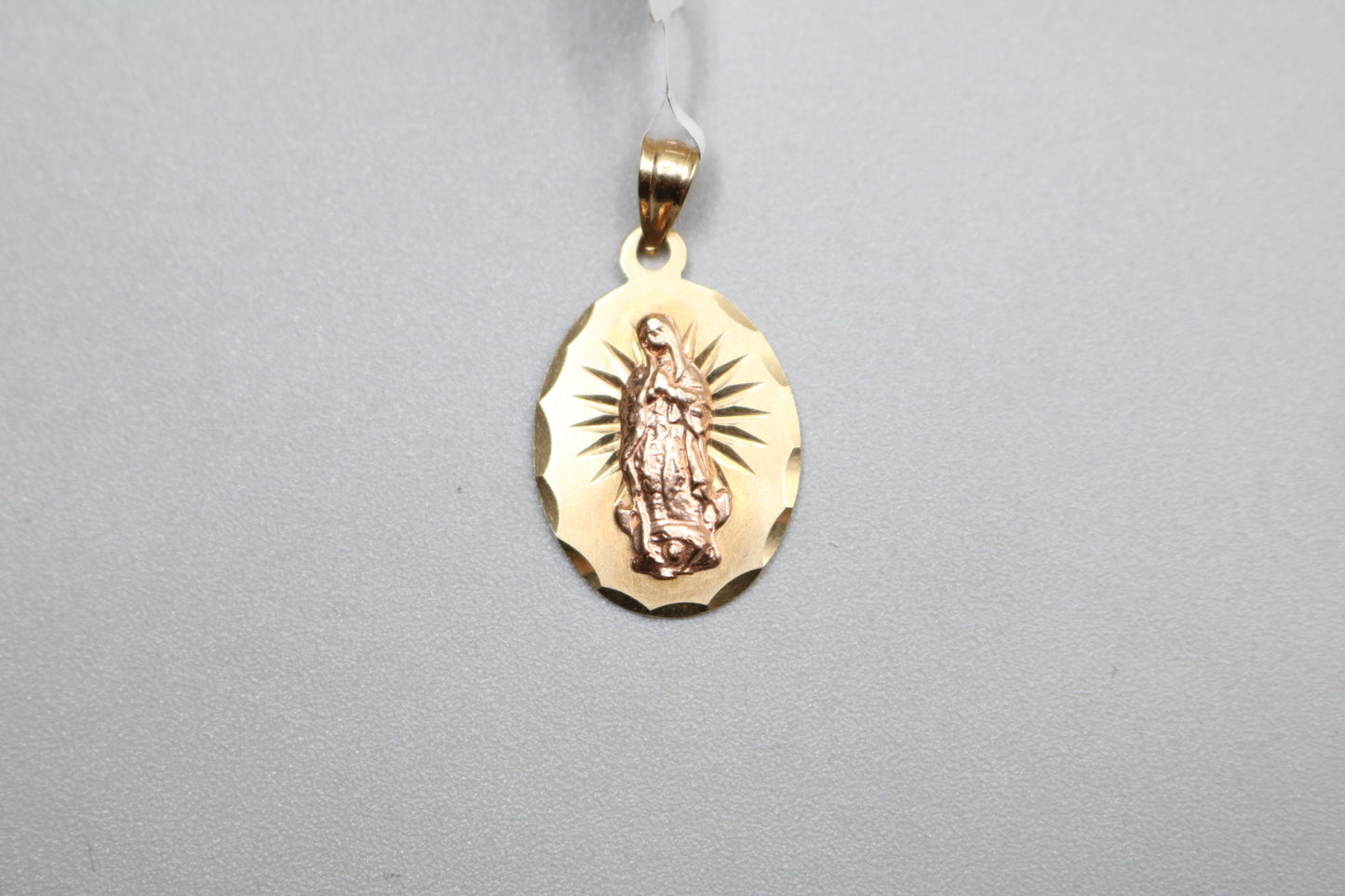 14k Two-Tones Virgin Mary Charm