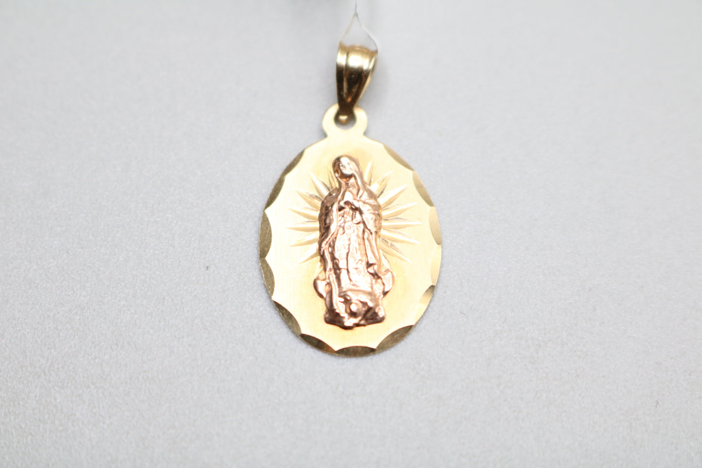 14k Two-Tones Virgin Mary Charm