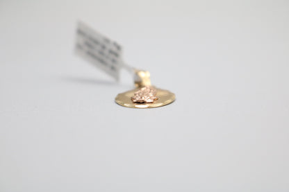 14k Two-Tones Virgin Mary Charm