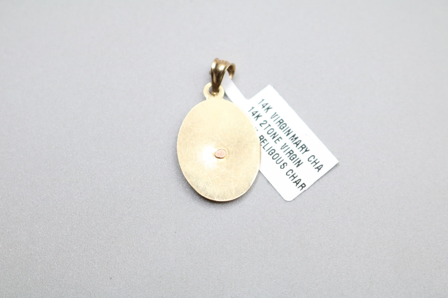 14k Two-Tones Virgin Mary Charm