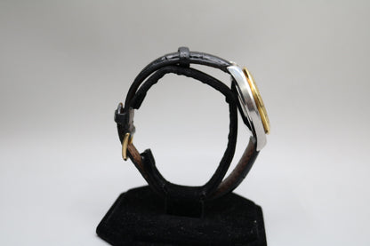 Omega Speed Master 39MM Stainless Steel with Gold Bezel 375.0043 Watch (No Shipping)