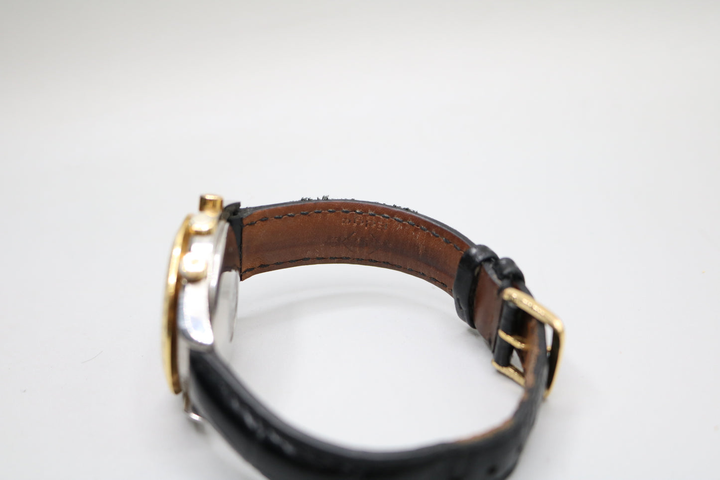 Omega Speed Master 39MM Stainless Steel with Gold Bezel 375.0043 Watch (No Shipping)