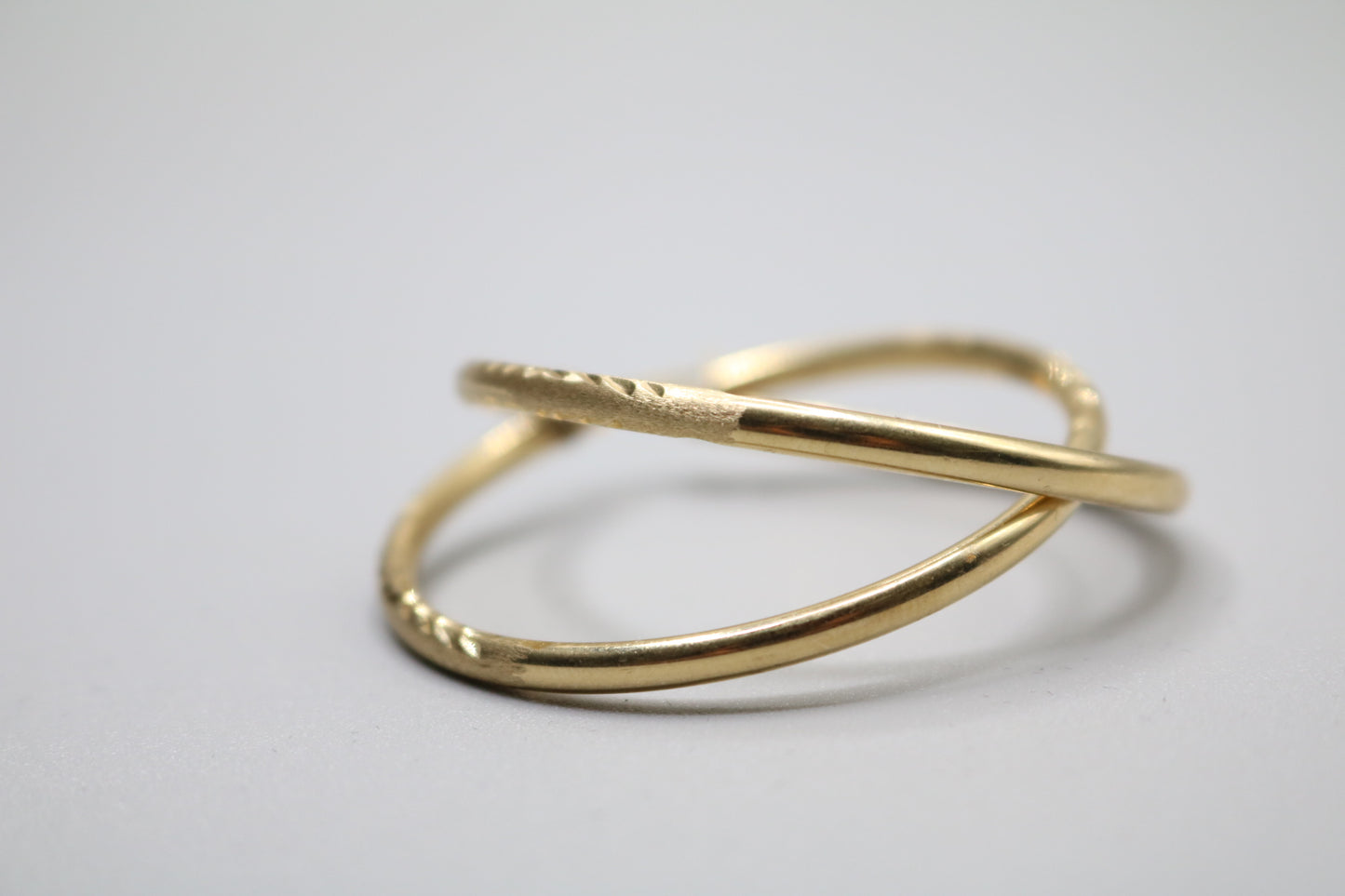14k Yellow Gold Hoop Earring