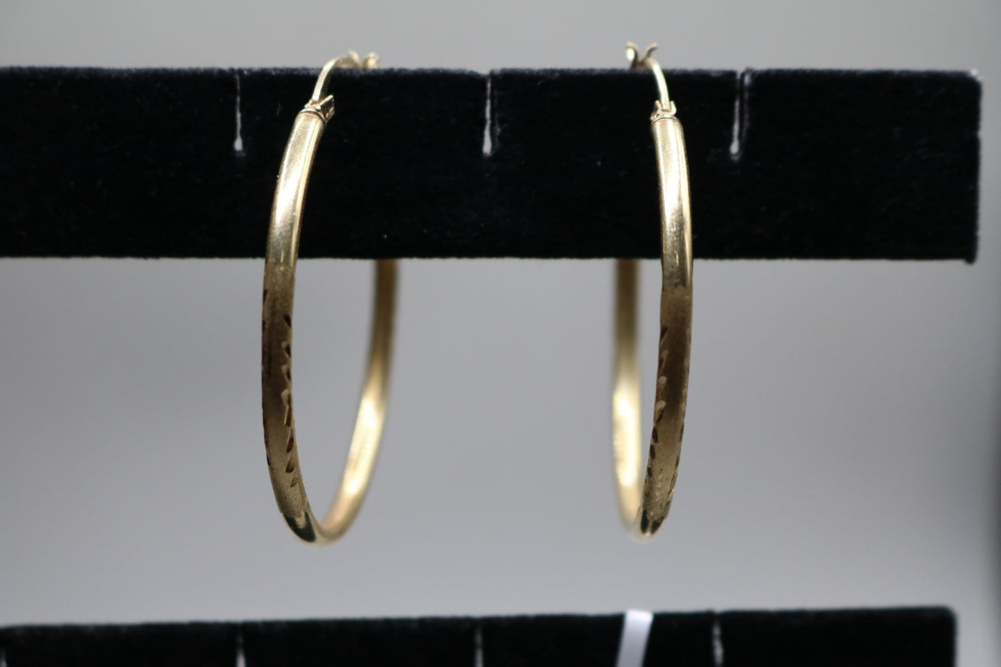 14k Yellow Gold Hoop Earring