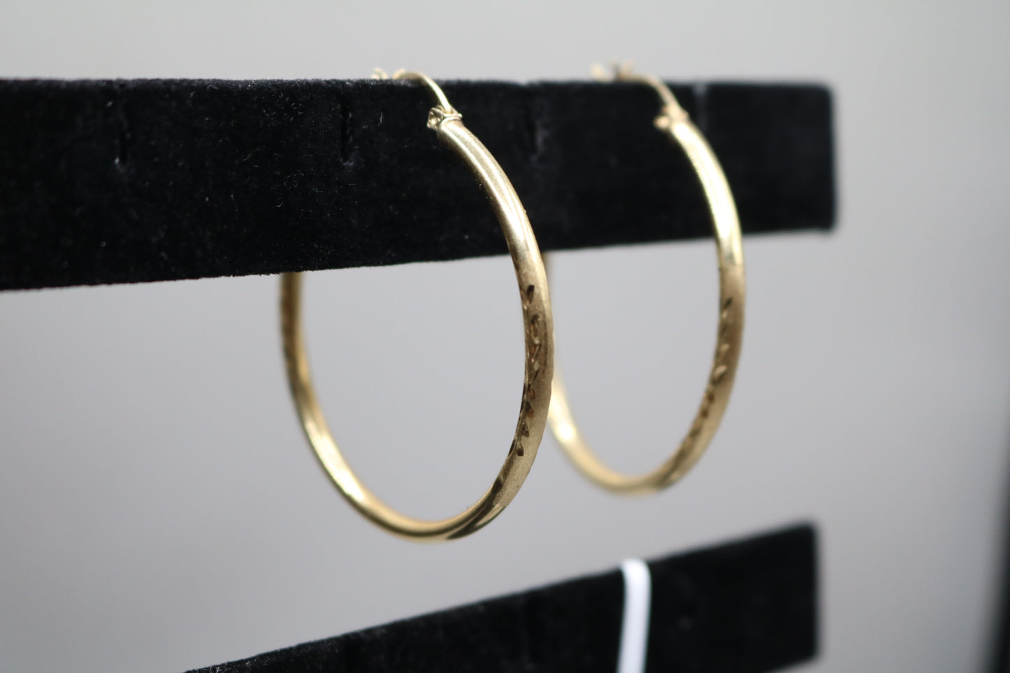 14k Yellow Gold Hoop Earring