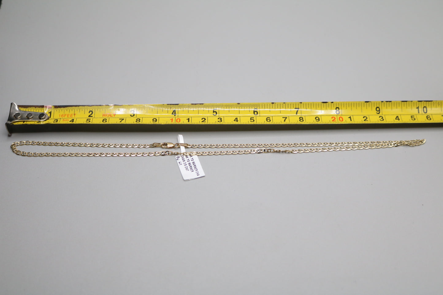 14K Yellow Gold Mariner Chain (20 inches)