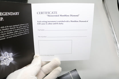 Montblanc Meisterstuck Diamond Ballpoint Box & Certificate