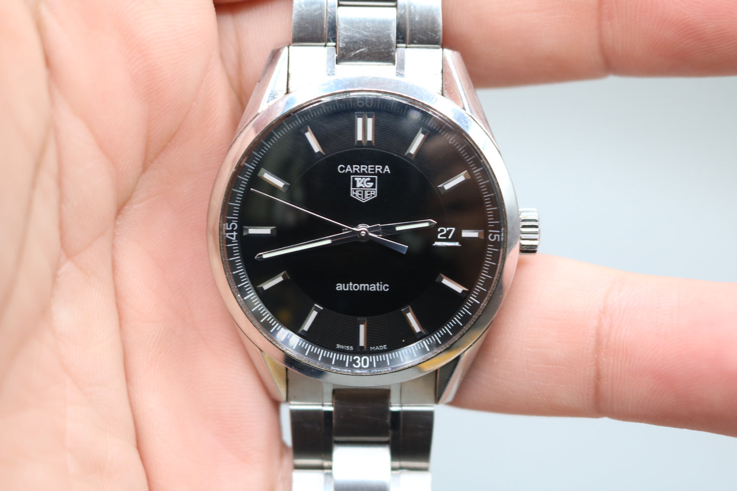 Tag Heuer Carrera Calibre 5 Mens Watch Automatic (No Shipping)