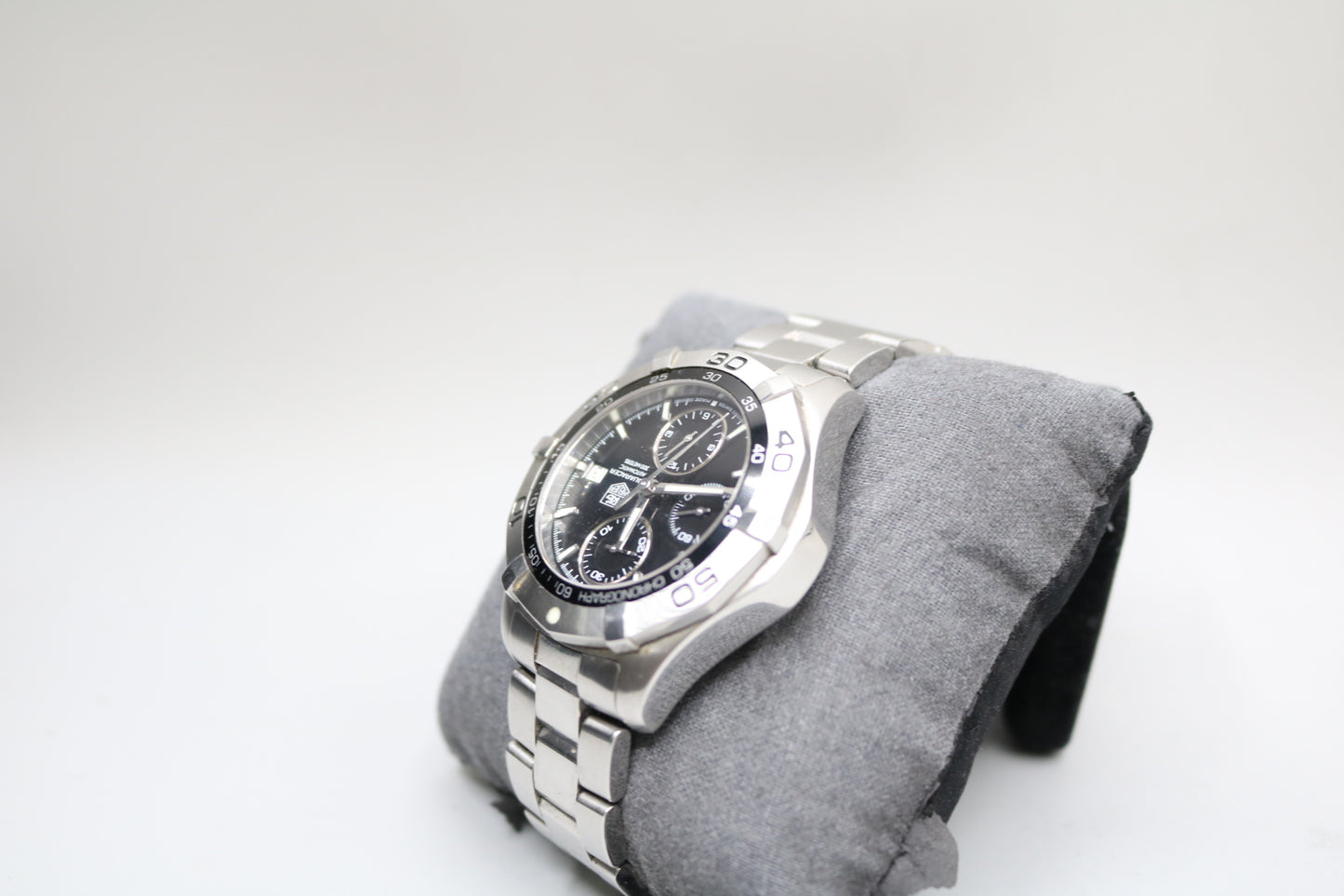 TAG HEUER 42MM Aqua Racer CAF2110 Chronograph Date Automatic Men's Watch