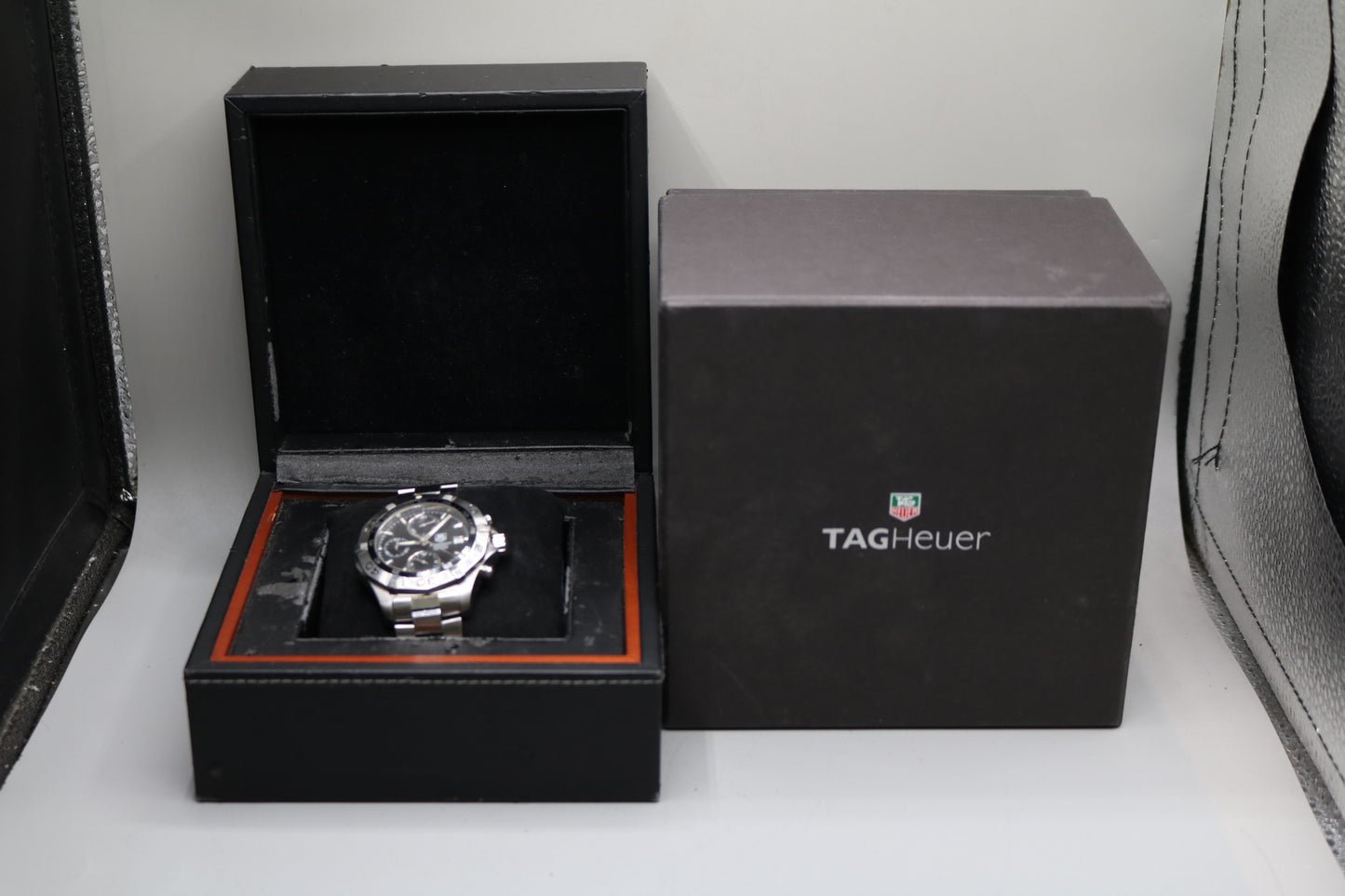 TAG HEUER 42MM Aqua Racer CAF2110 Chronograph Date Automatic Men's Watch