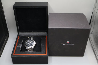 TAG HEUER 42MM Aqua Racer CAF2110 Chronograph Date Automatic Men's Watch