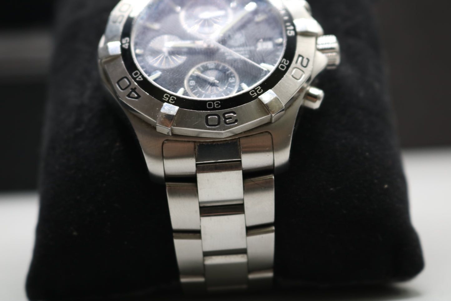 TAG HEUER 42MM Aqua Racer CAF2110 Chronograph Date Automatic Men's Watch
