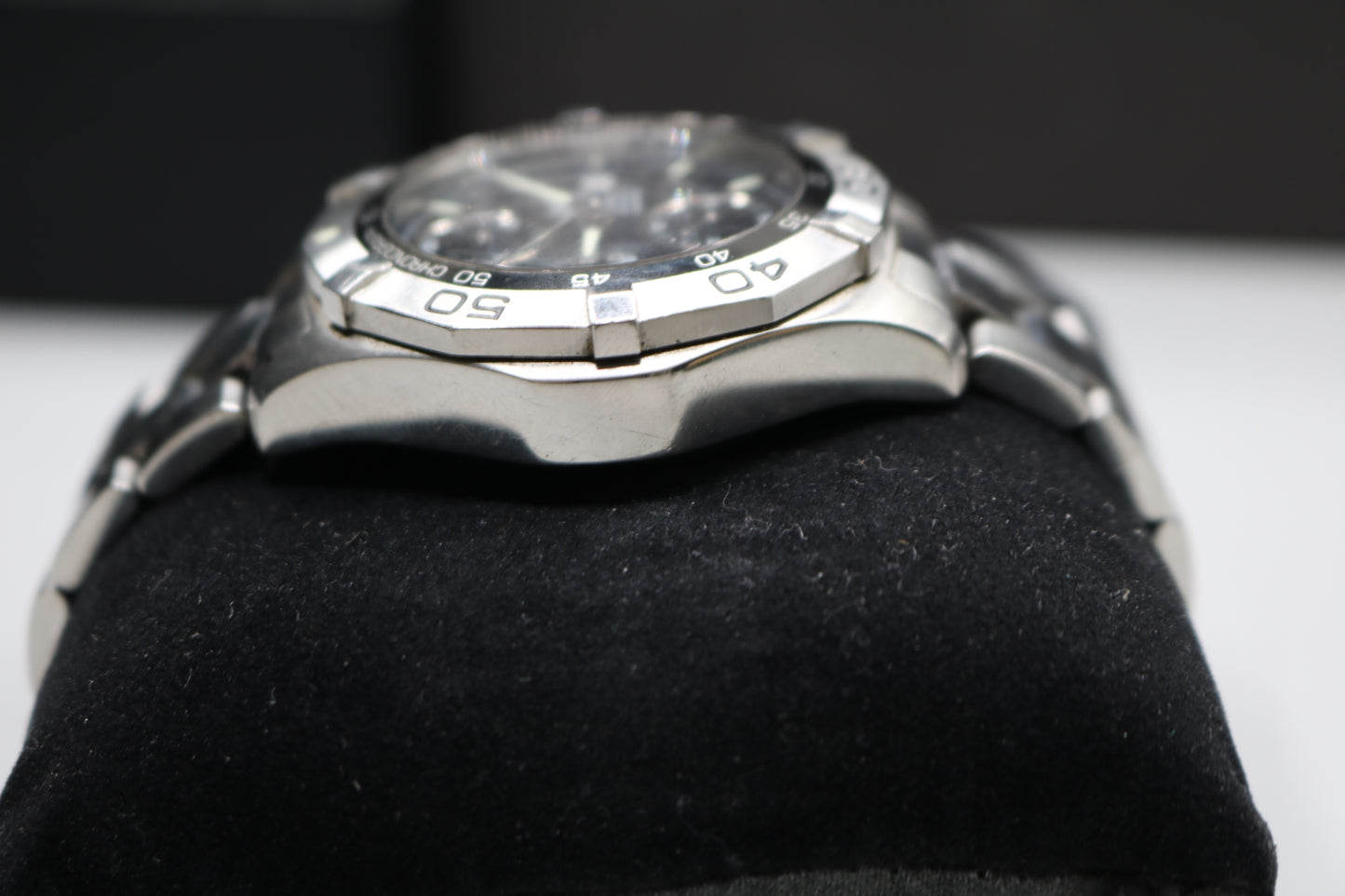 TAG HEUER 42MM Aqua Racer CAF2110 Chronograph Date Automatic Men's Watch