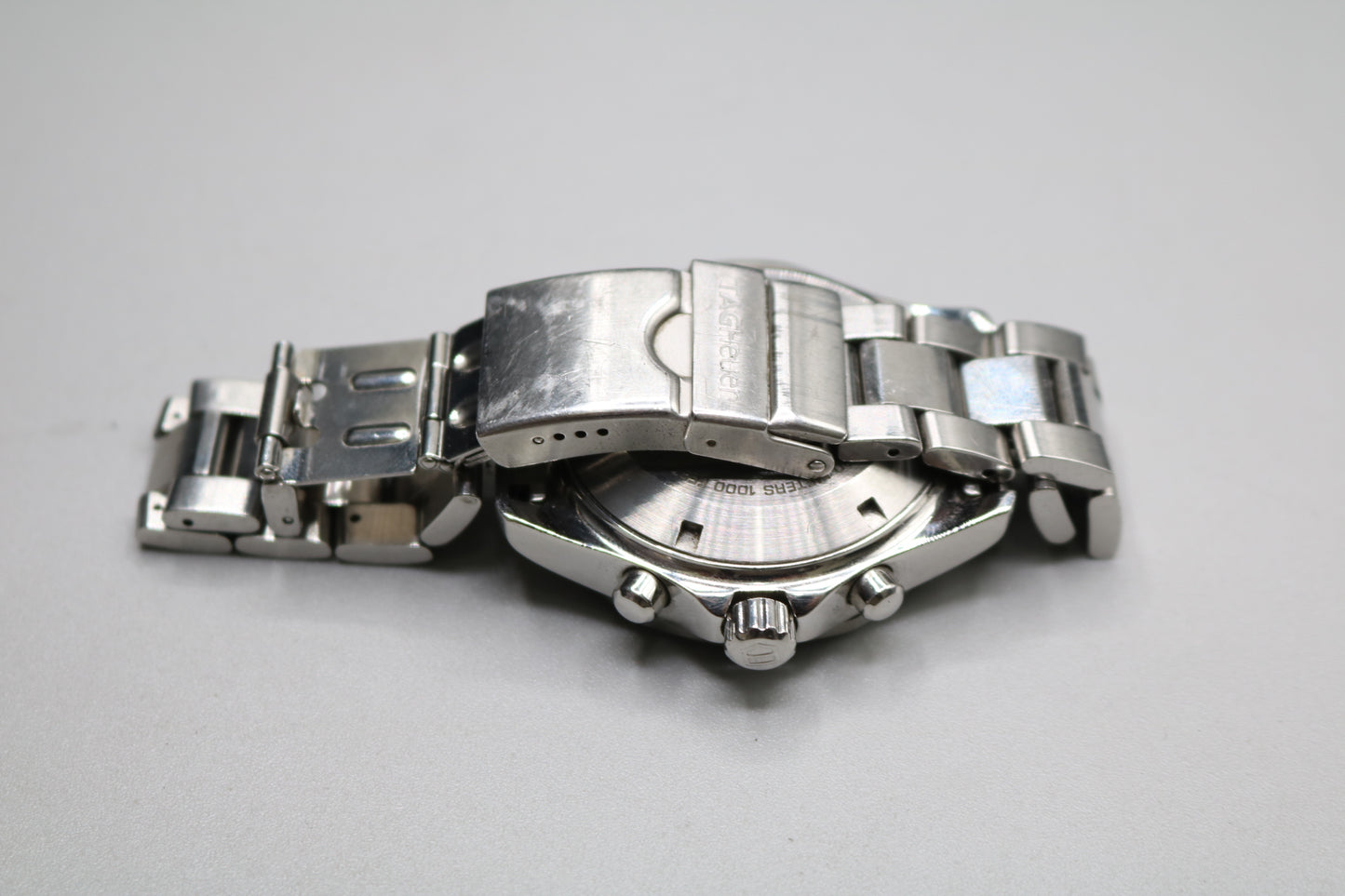TAG HEUER 42MM Aqua Racer CAF2110 Chronograph Date Automatic Men's Watch