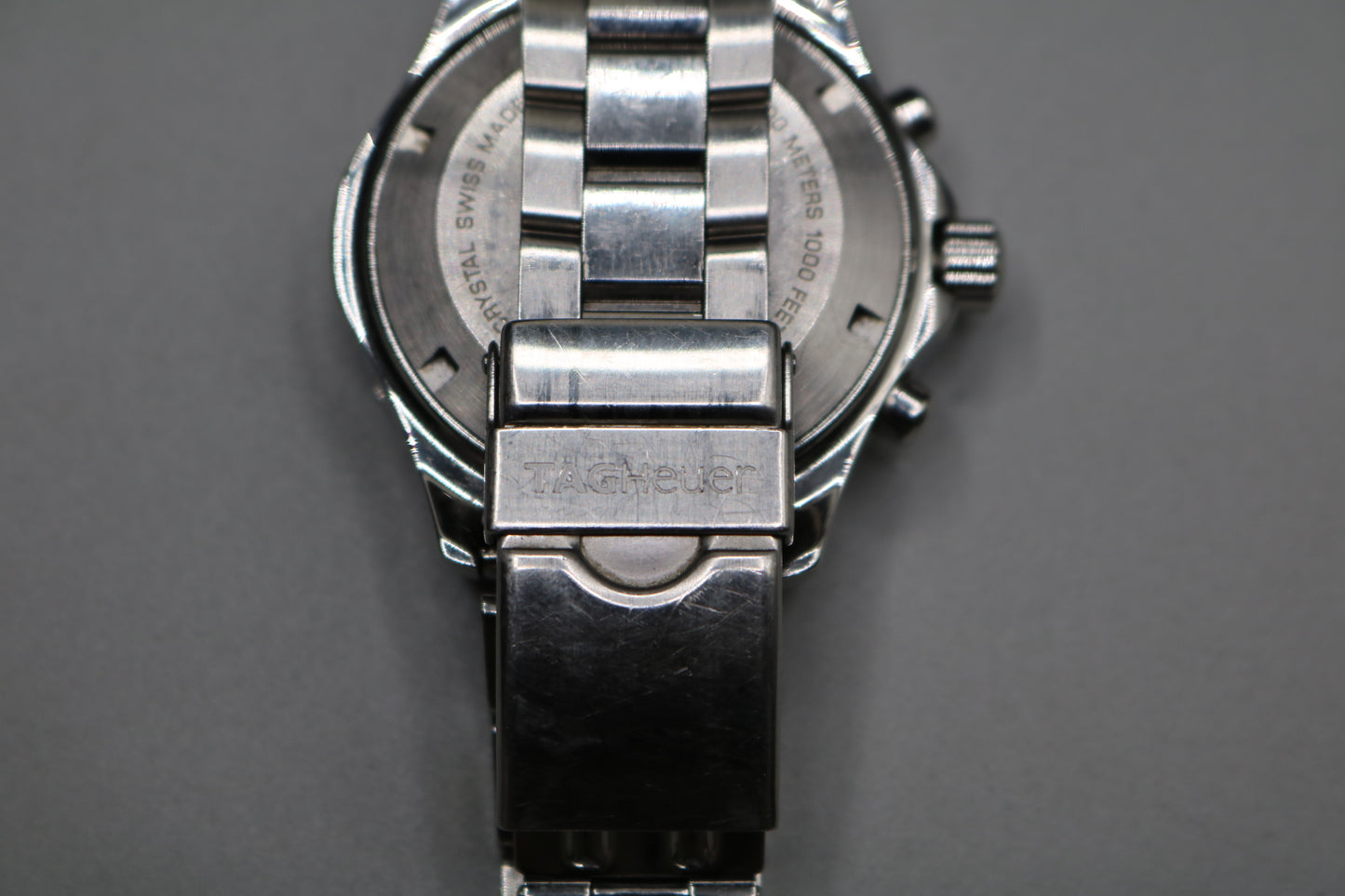 TAG HEUER 42MM Aqua Racer CAF2110 Chronograph Date Automatic Men's Watch