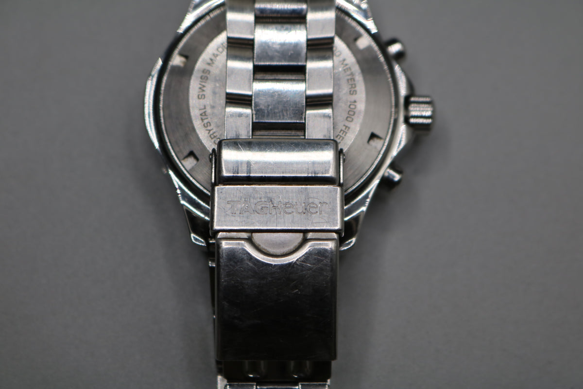 TAG HEUER 42MM Aqua Racer CAF2110 Chronograph Date Automatic Men's Watch