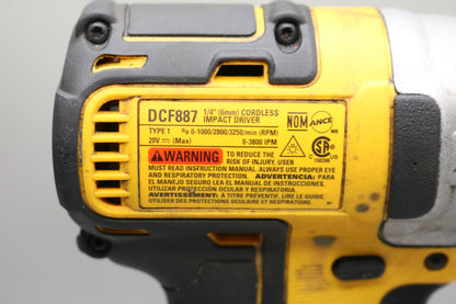 DeWalt DCF887 Cordless Impact Driver